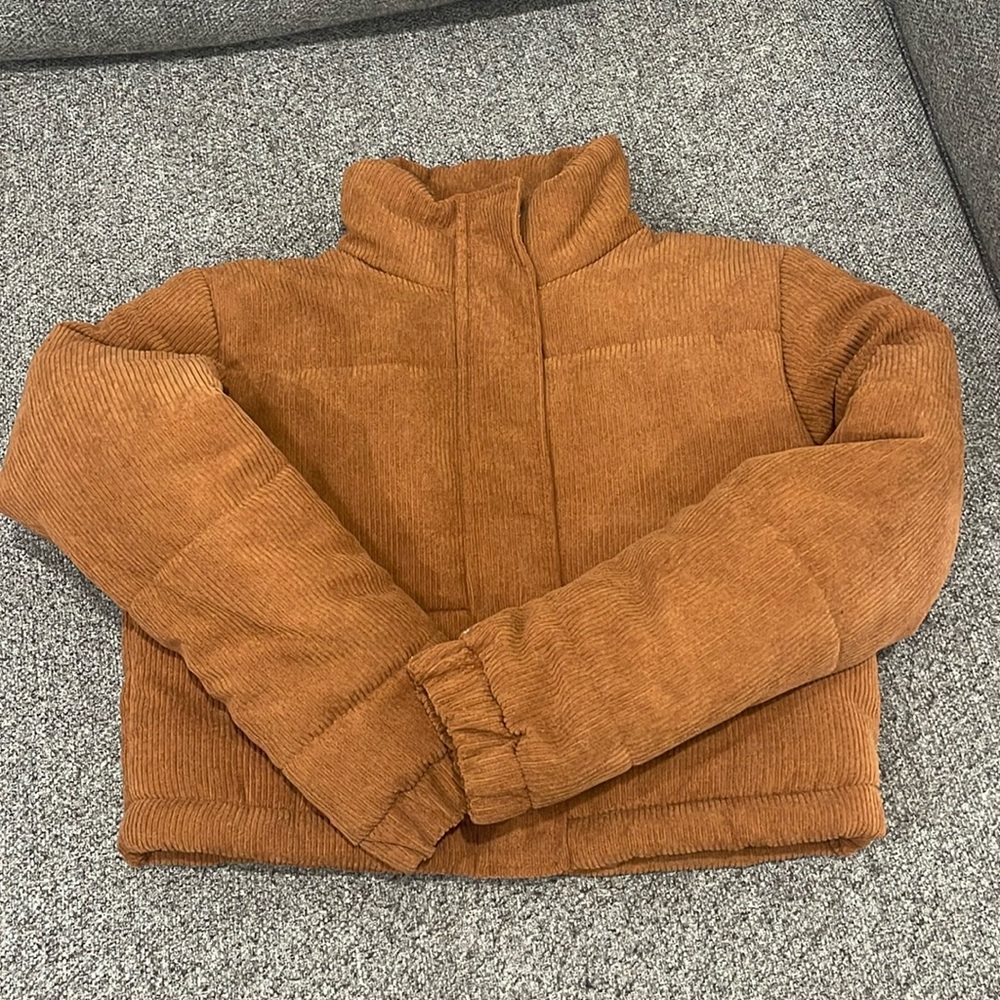 Cropped Corduroy Jacket
